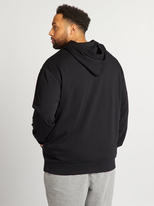 Sweat zippé en molleton avec capuche - Kiabi