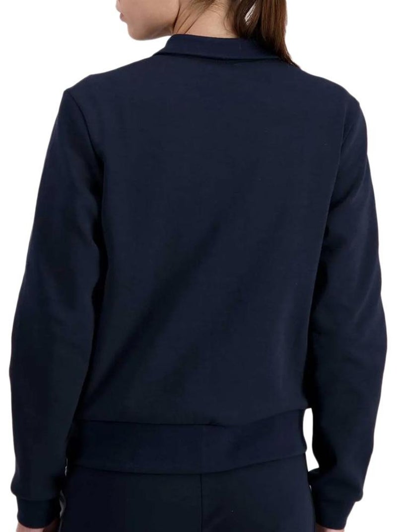 Sweat Zippé Femme Le Coq Sportif Bleu marine - Kiabi