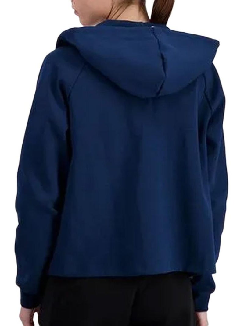 Sweat Zippé Femme Le Coq Sportif Bleu - Kiabi