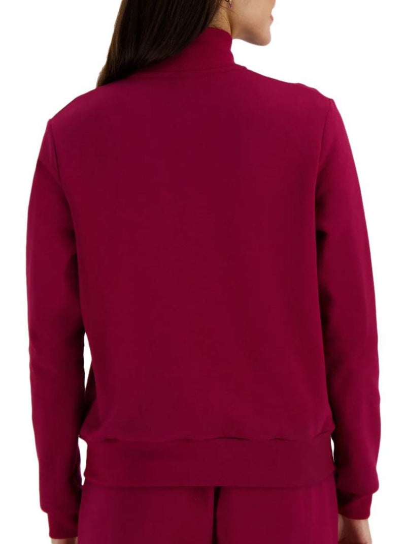 Sweat Zippé Femme Le Coq Sportif Bordeaux - Kiabi