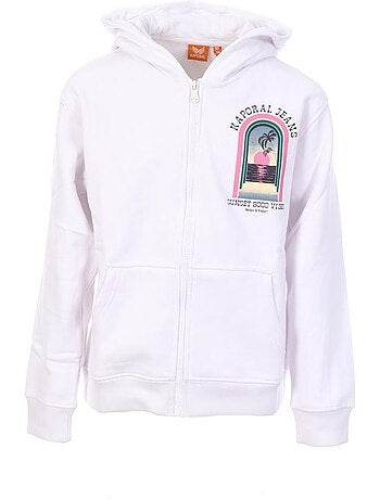 Sweat zippé fille kaporal