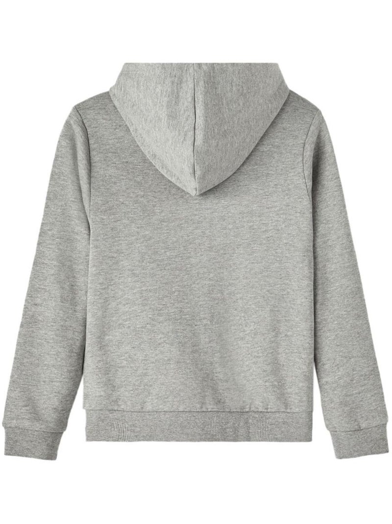 Sweat zippé Fille Name It Gris Argenté - Kiabi