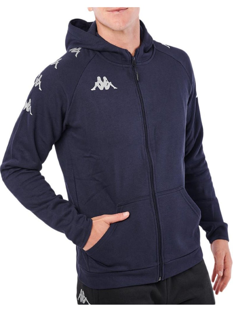 Sweat zippé homme kappa Bleu marine - Kiabi