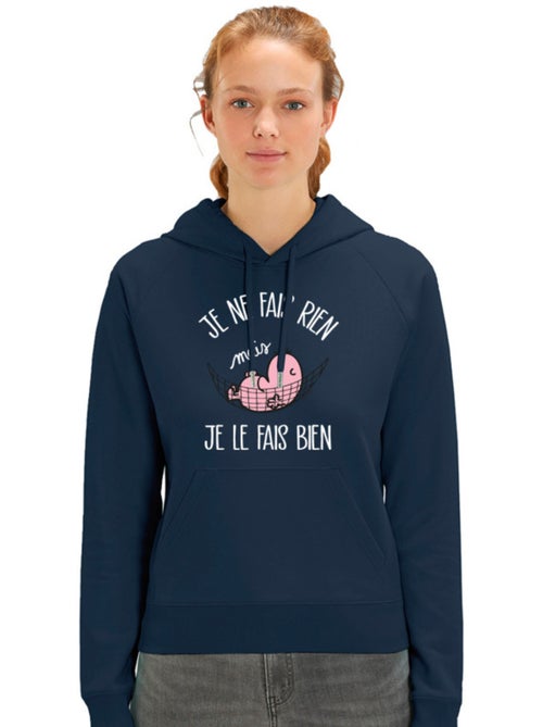 Sweater à capuche Dames - JE NE FAIS RIEN MAIS JE LE FAIS BIEN - Kiabi Sweater à capuche Dames - JE NE FAIS RIEN MAIS JE LE FAIS BIEN - Kiabi