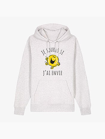 Sweater à capuche Dames - JE SOURIS SI J'AI ENVIE