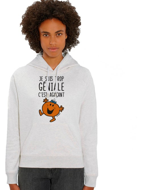 Sweater à capuche Dames - JE SUIS TROP GÉNIALE C'EST AGAÇANT - Kiabi Sweater à capuche Dames - JE SUIS TROP GÉNIALE C'EST AGAÇANT - Kiabi