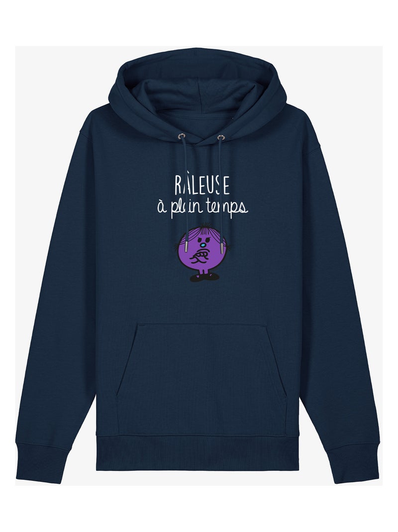 Sweater à capuche Dames - RÂLEUSE À PLEIN TEMPS Marineblauw - Kiabi