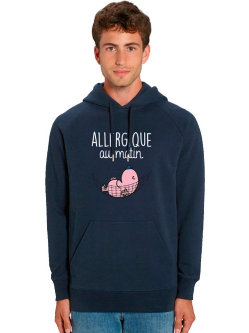 Sweater à capuche Man - ALLERGIQUE AU MATIN - Kiabi Sweater à capuche Man - ALLERGIQUE AU MATIN - Kiabi