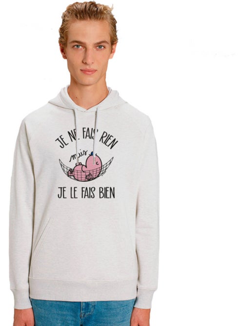 Sweater à capuche Man - JE NE FAIS RIEN MAIS JE LE FAIS BIEN - Kiabi Sweater à capuche Man - JE NE FAIS RIEN MAIS JE LE FAIS BIEN - Kiabi