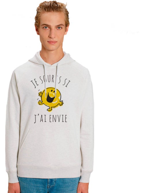 Sweater à capuche Man - JE SOURIS SI J'AI ENVIE - Kiabi Sweater à capuche Man - JE SOURIS SI J'AI ENVIE - Kiabi