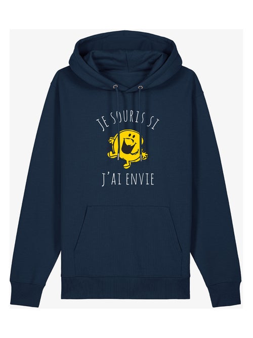 Sweater à capuche Man - JE SOURIS SI J'AI ENVIE - Kiabi Sweater à capuche Man - JE SOURIS SI J'AI ENVIE - Kiabi