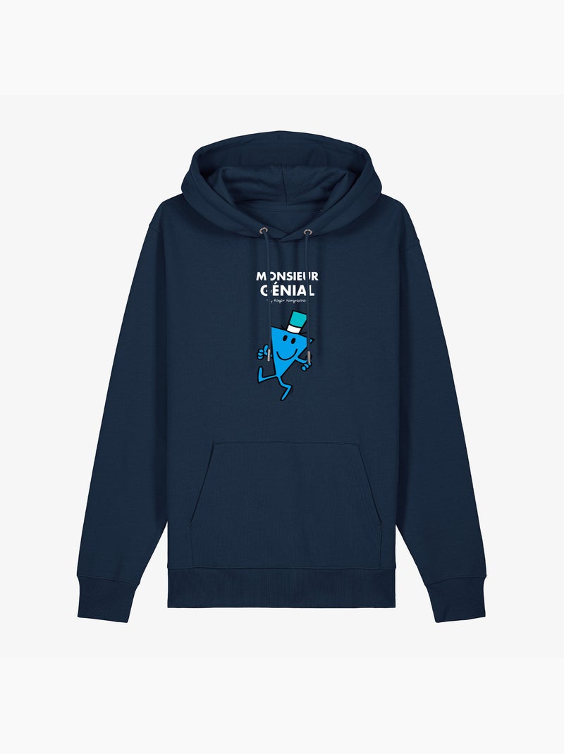 Sweater à capuche Man - MONSIEUR GÉNIAL Marineblauw - Kiabi