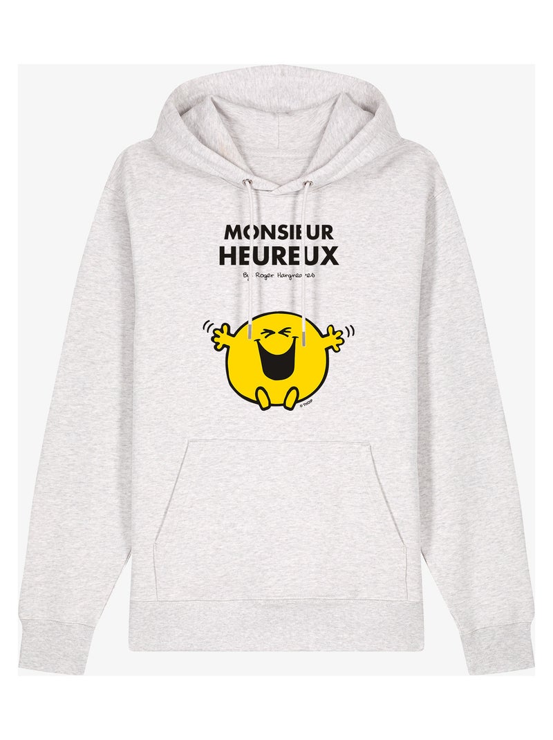 Sweater à capuche Man - MONSIEUR HEUREUX Beige - Kiabi
