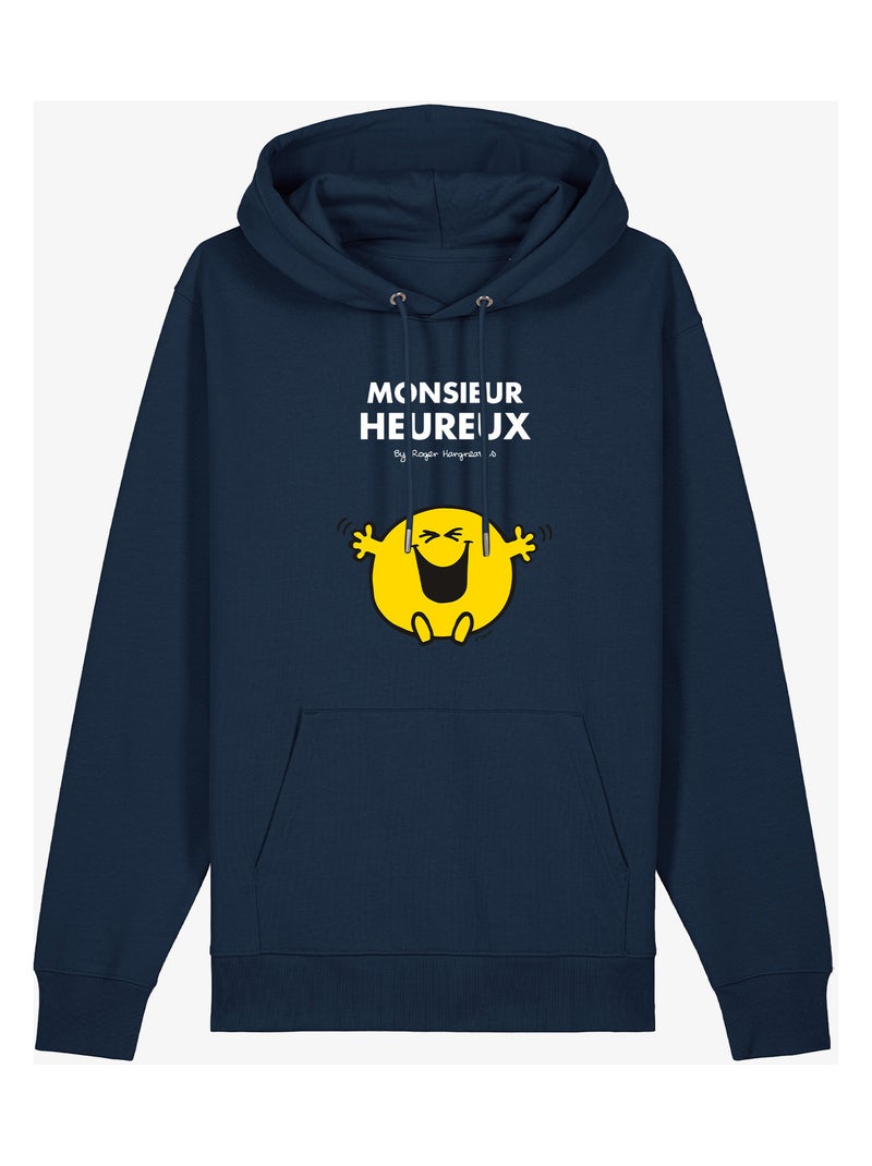 Sweater à capuche Man - MONSIEUR HEUREUX Marineblauw - Kiabi