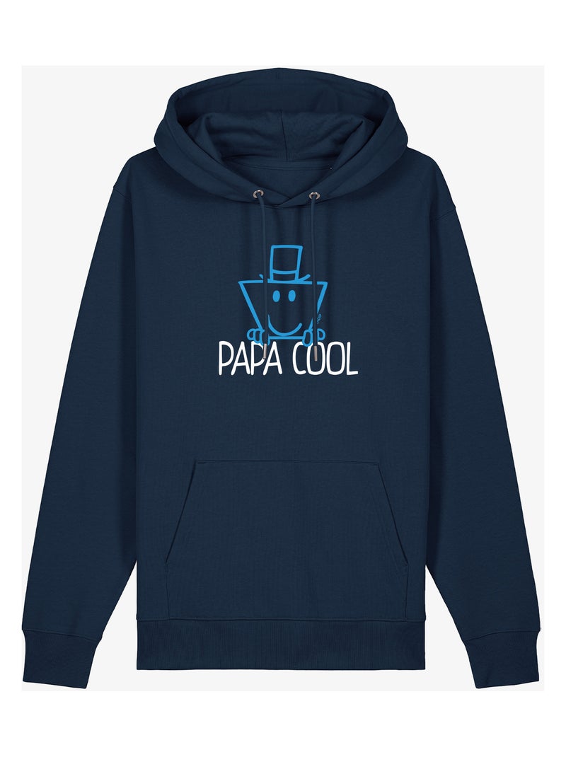 Sweater à capuche Man - PAPA COOL Marineblauw - Kiabi