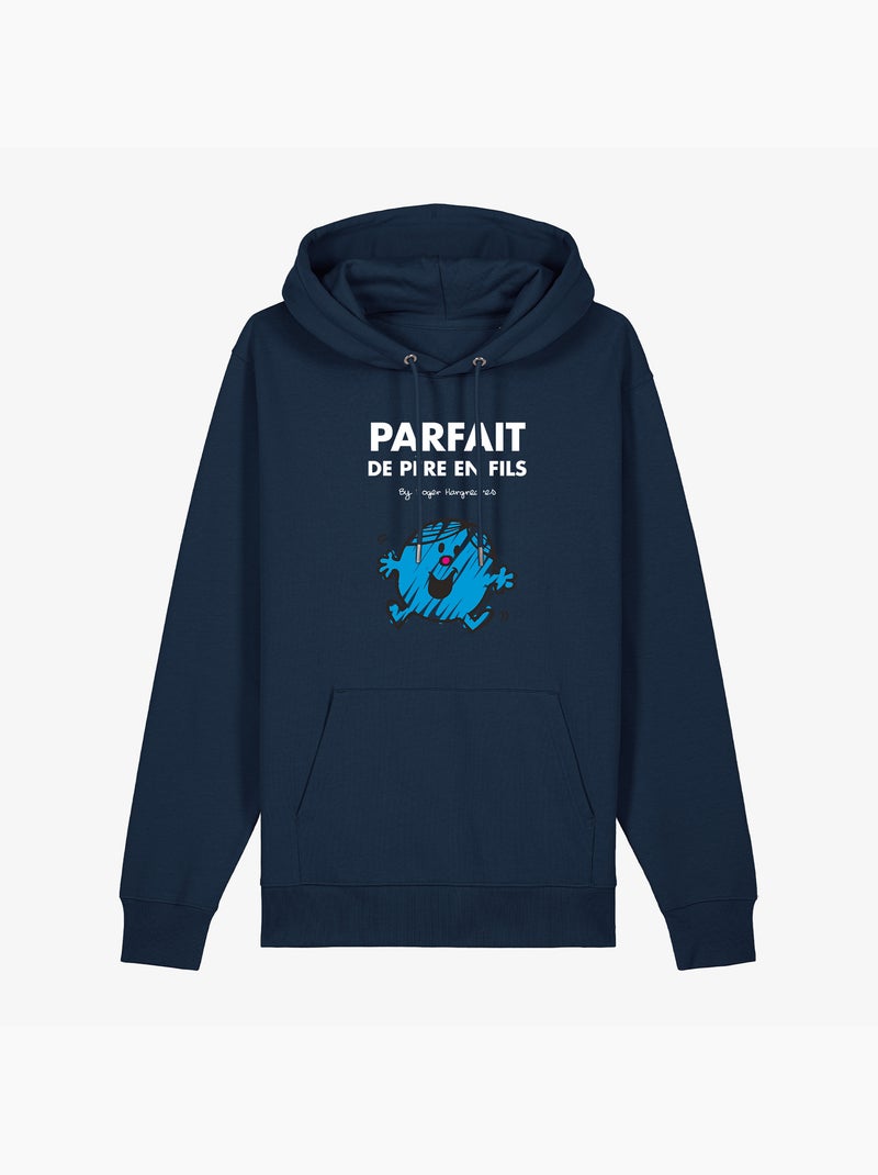 Sweater à capuche Man - PARFAIT DE PÈRE EN FILS Marineblauw - Kiabi