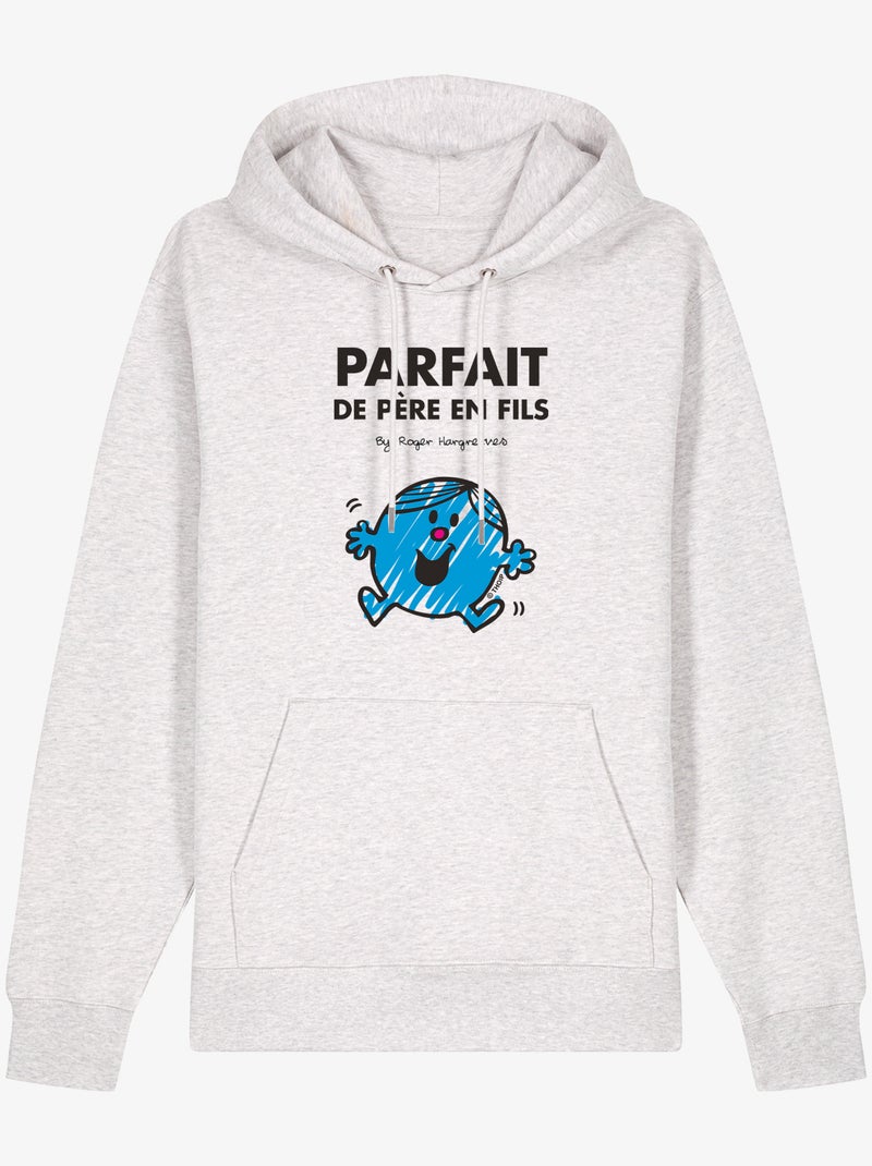 Sweater à capuche Man - PARFAIT DE PÈRE EN FILS Wit - Kiabi