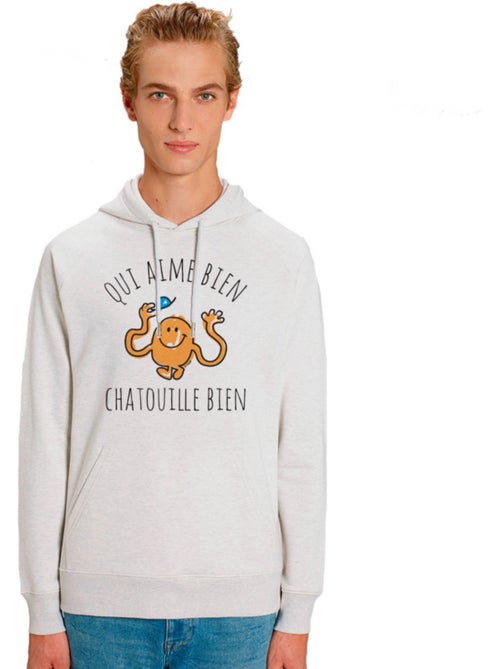 Sweater à capuche Man - QUI AIME BIEN CHATOUILLE BIEN - Kiabi Sweater à capuche Man - QUI AIME BIEN CHATOUILLE BIEN - Kiabi