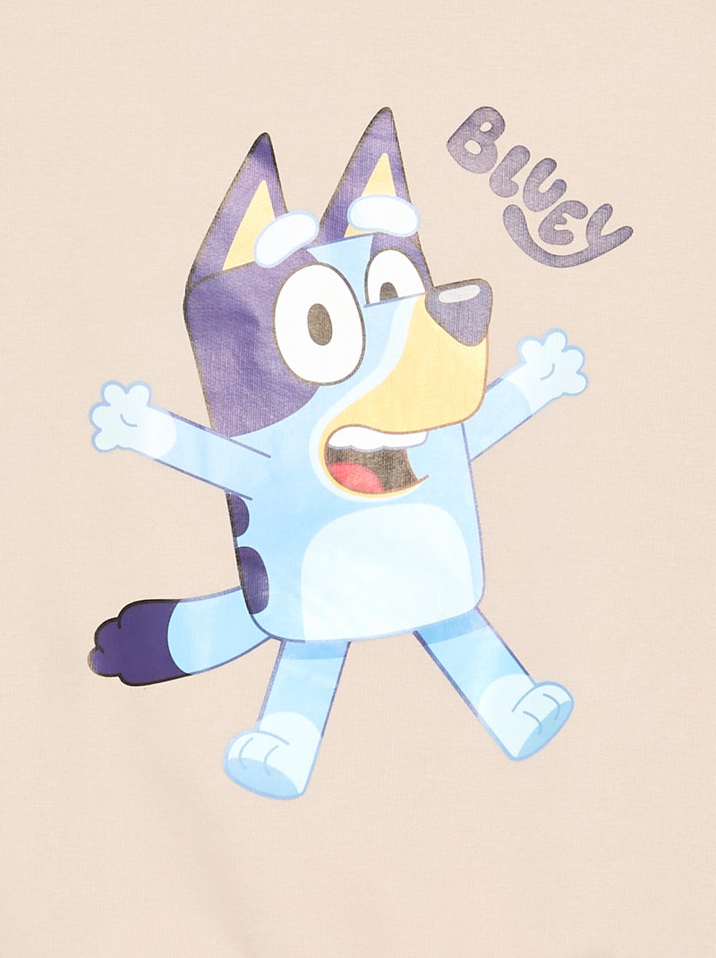 Sweater 'Bluey' met contrasterende kraag Biege - Kiabi