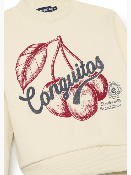 Sweater conguitos logo cherry - Kiabi Sweater conguitos logo cherry - Kiabi