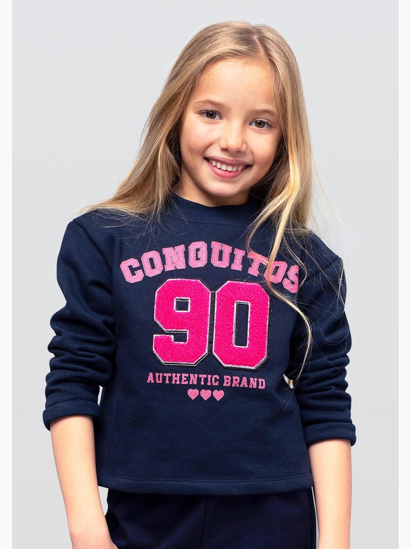 Sweater conguitos Marineblauw - Kiabi