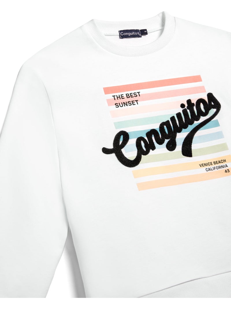 Sweater conguitos minimalist Wit - Kiabi