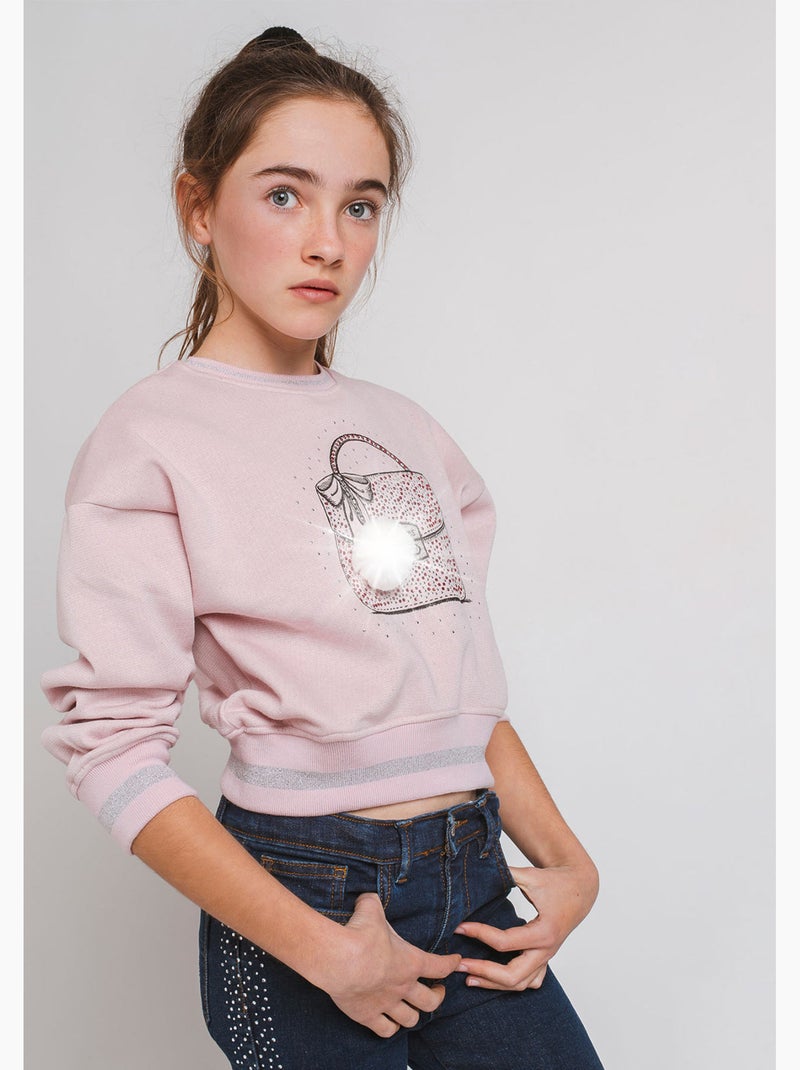 Sweater conguitos pompón sudadera Roze - Kiabi
