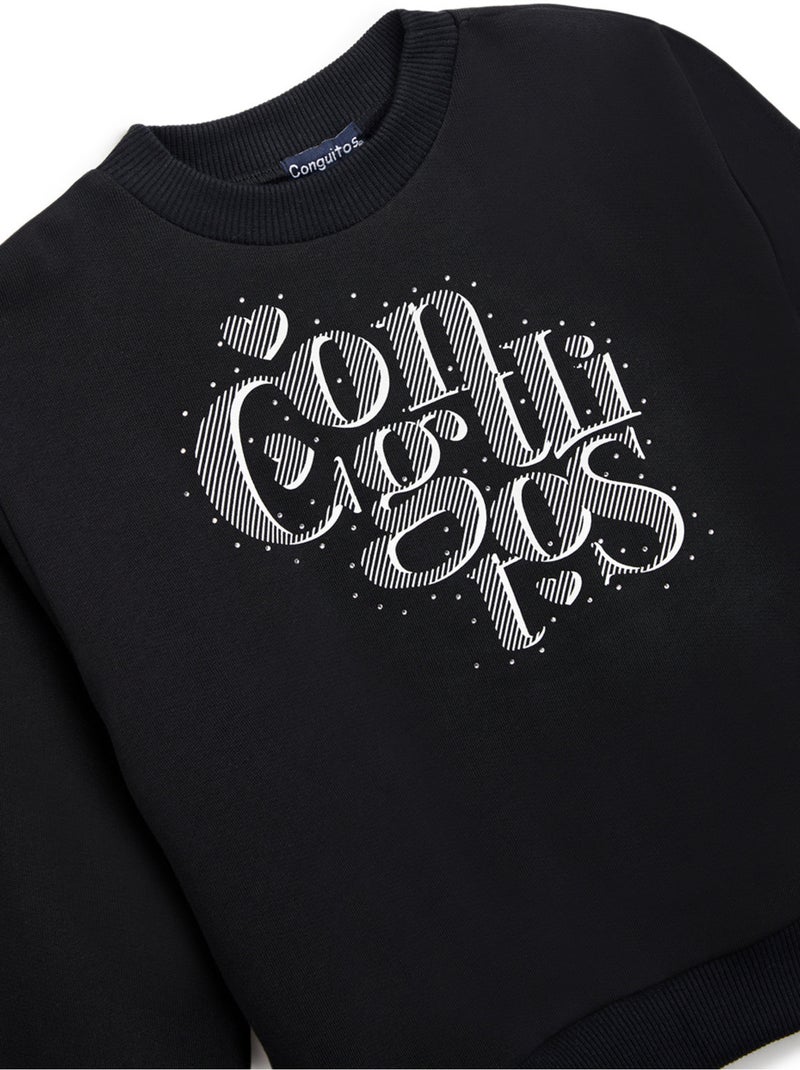 Sweater conguitos Zwart Zwart - Kiabi
