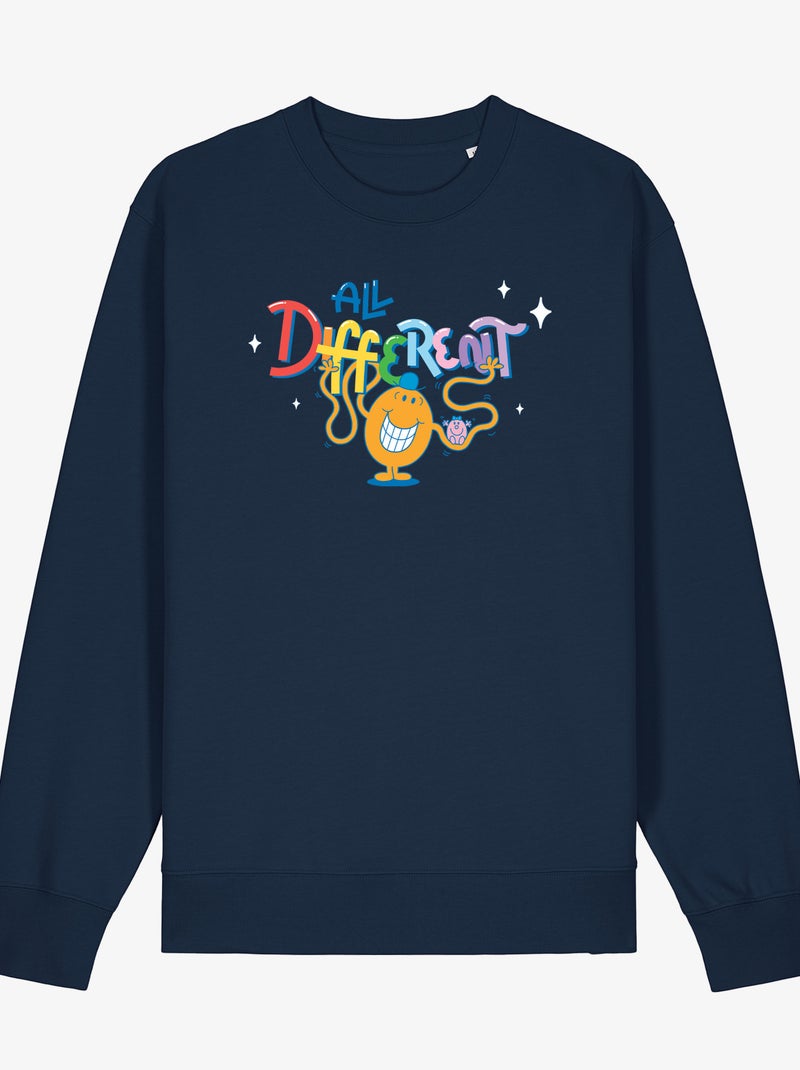 Sweater Dames - ALL DIFFERENT Marineblauw - Kiabi
