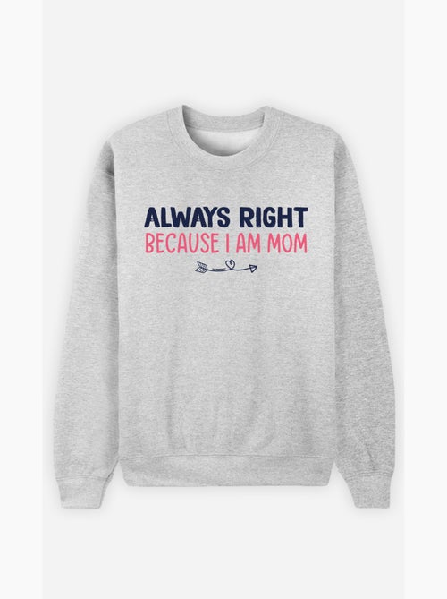 Sweater Dames - ALWAYS RIGHT MOM - Kiabi Sweater Dames - ALWAYS RIGHT MOM - Kiabi