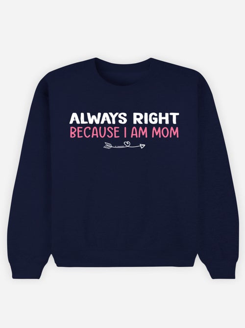 Sweater Dames - ALWAYS RIGHT MOM - Kiabi Sweater Dames - ALWAYS RIGHT MOM - Kiabi