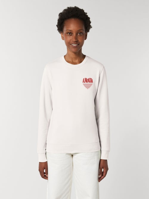 Sweater Dames - AMOUR COEUR 2 - Kiabi Sweater Dames - AMOUR COEUR 2 - Kiabi