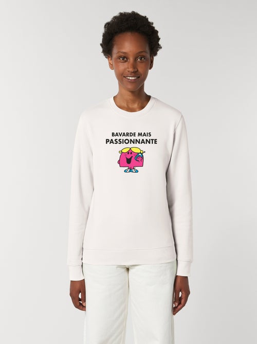 Sweater Dames - BAVARDE MAIS PASSIONNANTE - Kiabi Sweater Dames - BAVARDE MAIS PASSIONNANTE - Kiabi
