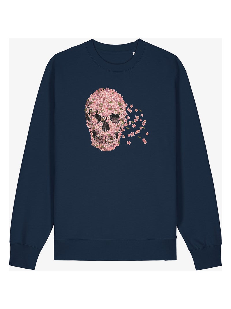 Sweater Dames - BEAUTIFUL DEATH Marineblauw - Kiabi