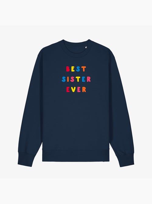 Sweater Dames - BEST SISTER EVER COLORÉE WAF - Kiabi Sweater Dames - BEST SISTER EVER COLORÉE WAF - Kiabi