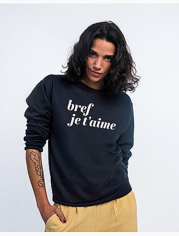 Sweater Dames - BREF JE T'AIME MPT