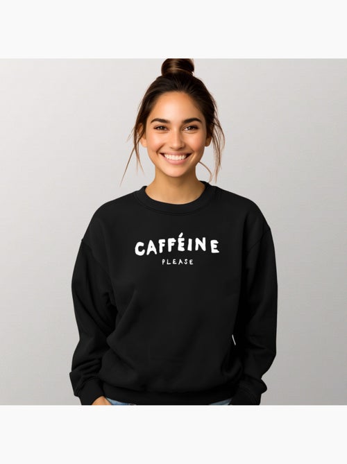 Sweater Dames - CAFFEINE PLEASE - Kiabi Sweater Dames - CAFFEINE PLEASE - Kiabi