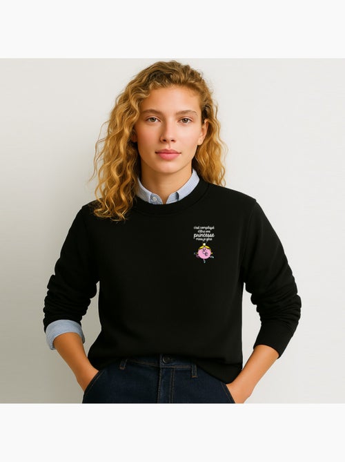 Sweater Dames - C'EST COMPLIQUÉ D'ÊTRE UNE PRINCESSE CŒUR - Kiabi Sweater Dames - C'EST COMPLIQUÉ D'ÊTRE UNE PRINCESSE CŒUR - Kiabi