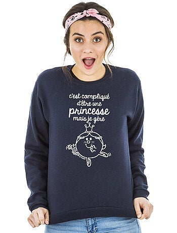 Sweater Dames - C'EST COMPLIQUÉ D'ÊTRE UNE PRINCESSE