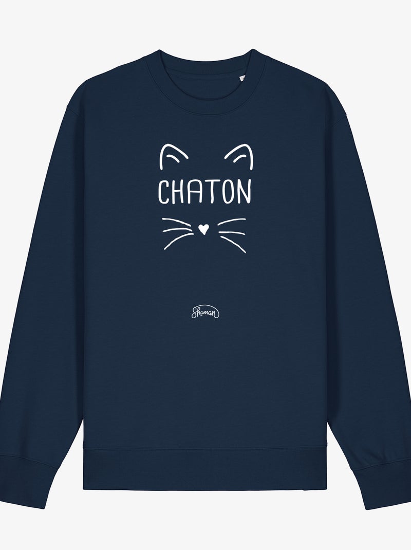 Sweater Dames - CHATON Marineblauw - Kiabi