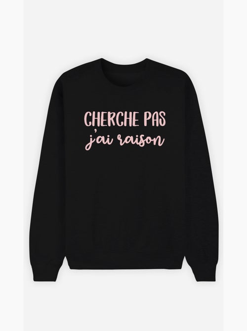 Sweater Dames - CHERCHE PAS J'AI RAISON - Kiabi Sweater Dames - CHERCHE PAS J'AI RAISON - Kiabi