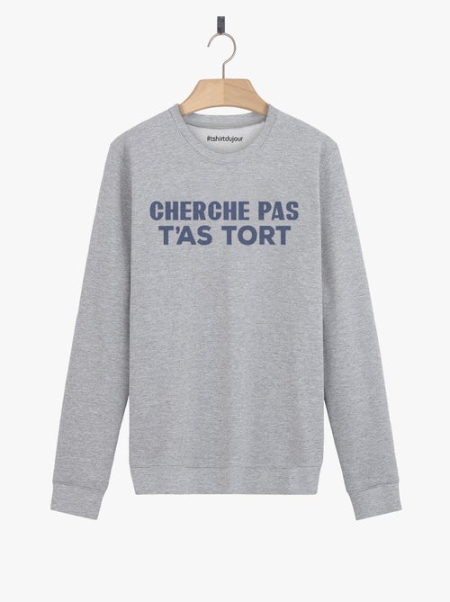 Sweater Dames - CHERCHE PAS T'AS TORT - Kiabi Sweater Dames - CHERCHE PAS T'AS TORT - Kiabi