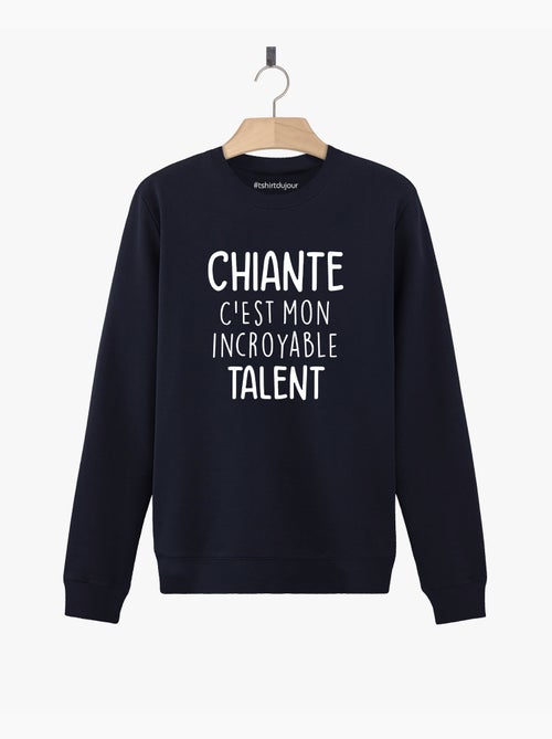 Sweater Dames - CHIANTE C'EST MON INCROYABLE TALENT - Kiabi Sweater Dames - CHIANTE C'EST MON INCROYABLE TALENT - Kiabi