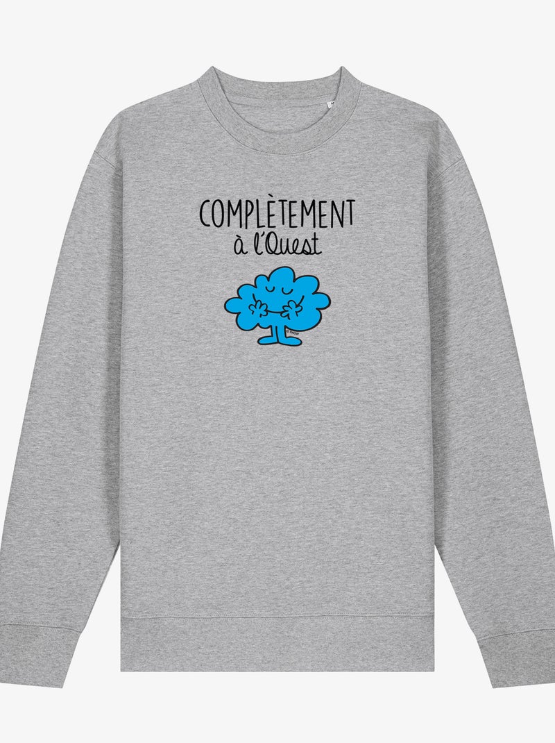 Sweater Dames - COMPLÈTEMENT À L'OUEST Gemêleerd grijs - Kiabi