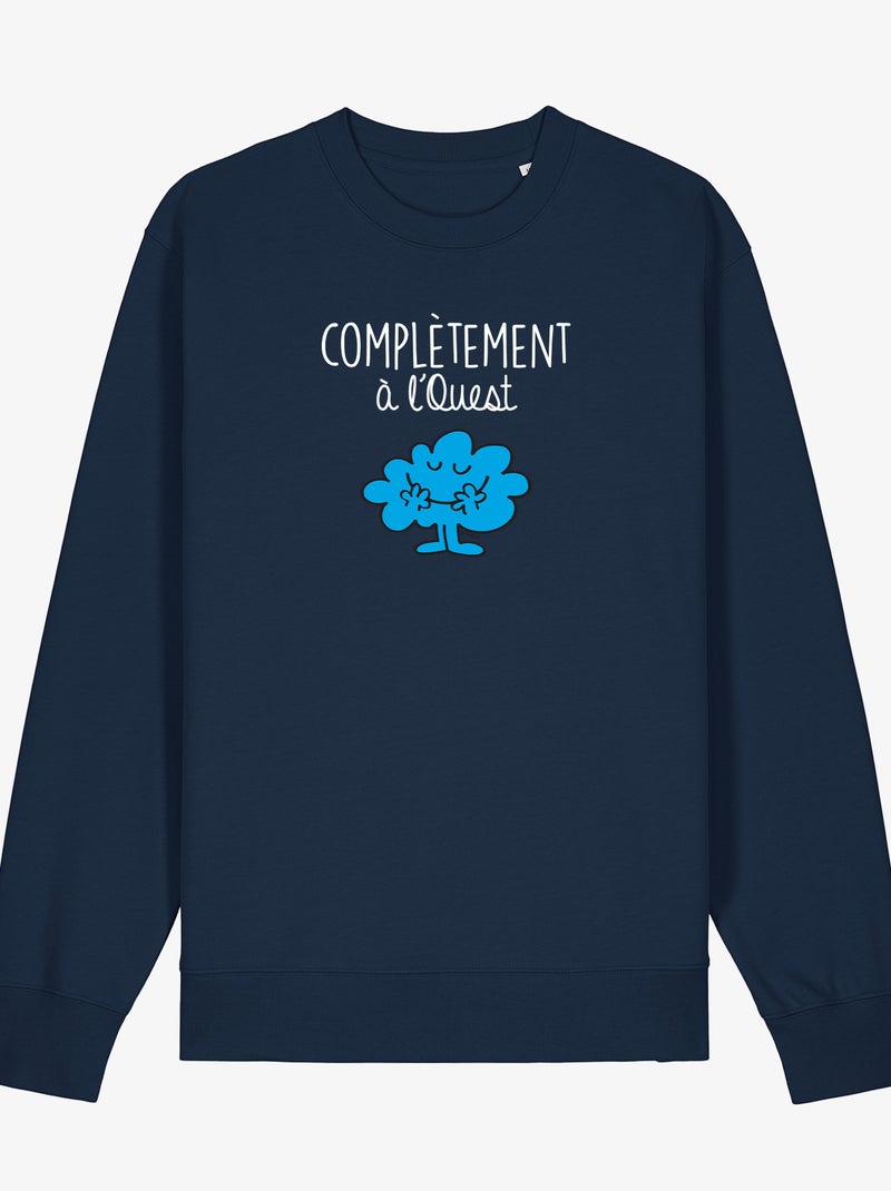 Sweater Dames - COMPLÈTEMENT À L'OUEST Marineblauw - Kiabi