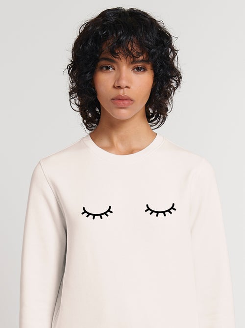 Sweater Dames - EYES CLOSED - Kiabi Sweater Dames - EYES CLOSED - Kiabi