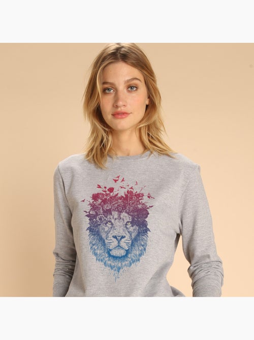 Sweater Dames - FLORAL LION - Kiabi Sweater Dames - FLORAL LION - Kiabi