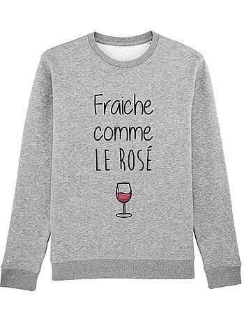 Sweater Dames - FRAÎCHE COMME LE ROSÉ