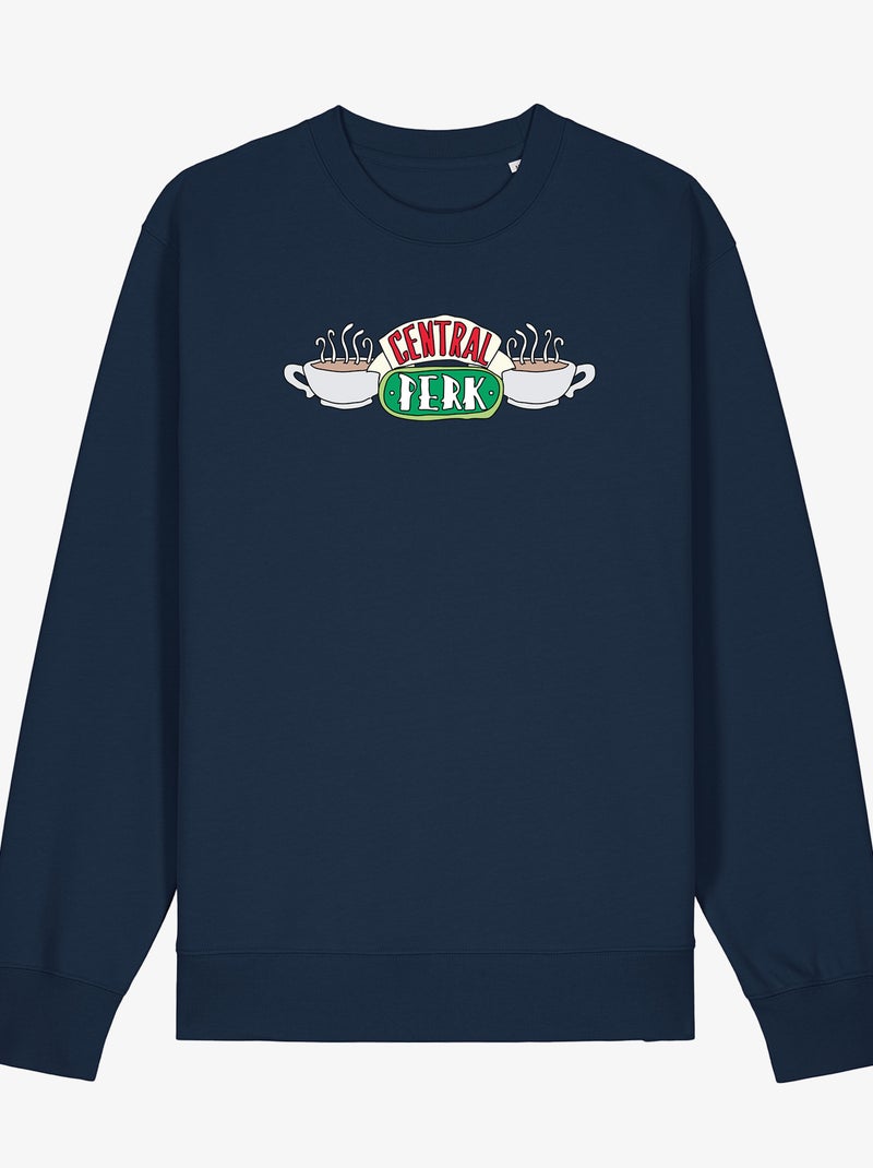 Sweater Dames - FRIENDS CENTRAL PERK Marineblauw - Kiabi