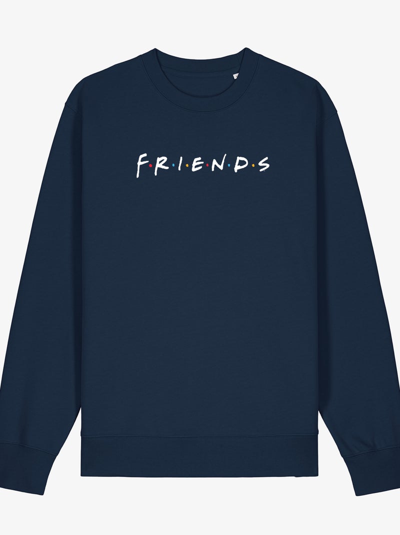 Sweater Dames - FRIENDS LOGO Marineblauw - Kiabi